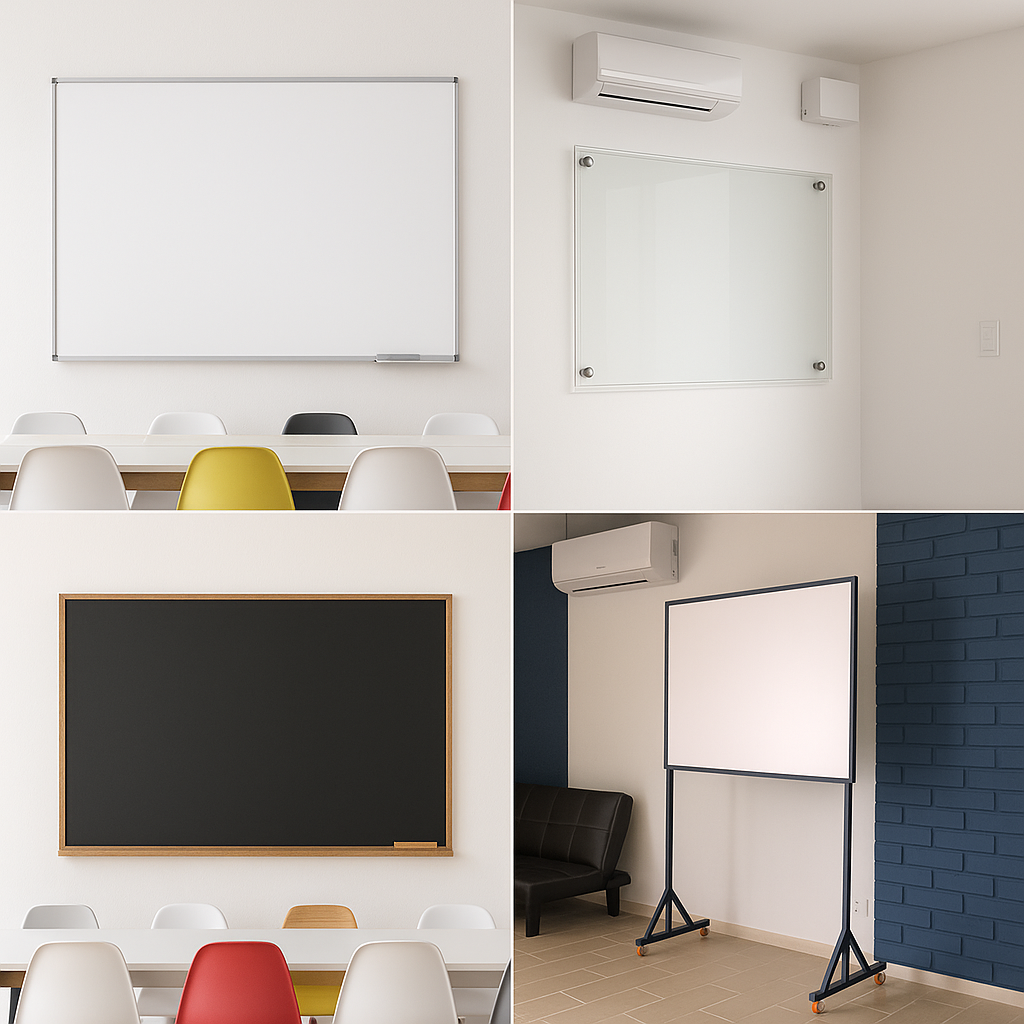 “Pizarrones y pizarras en Guatemala de vidrio, acrílicos y escolares – Creación Mobiliaria”